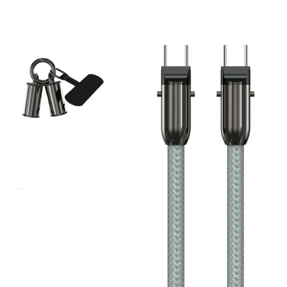 Osdhezcn 27W 60W USB C Cable 480mbps Data Transfer Cord Alloy Connectors Long Last