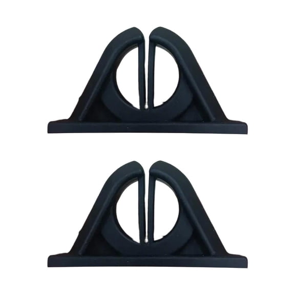 Osdhezcn 2Pcs Fishing Rod Holder, Wall Mounted Fishing Rod Bracket Adhesive Fishing Rod Storage Rod Organizers for Garage, Wall