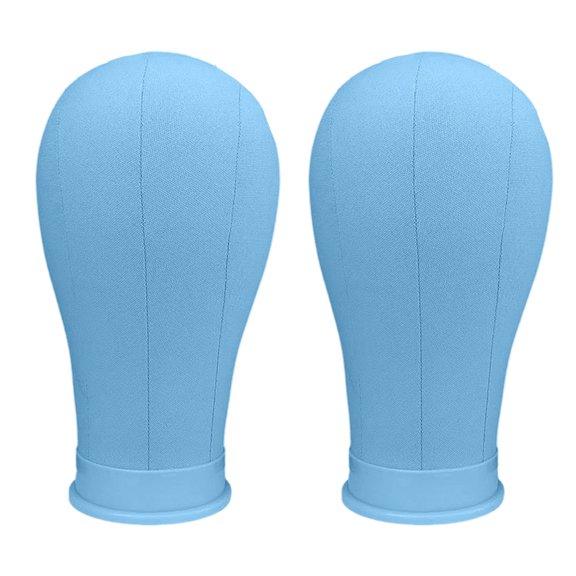 Osdhezcn 2Pcs Realistic Canvas Wig Head Mannequin For Training Hair Styling Wig Display