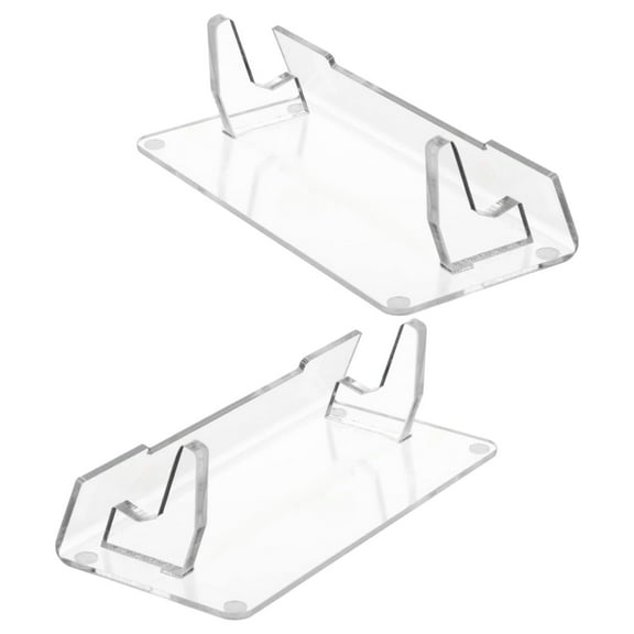 Osdhezcn 2pcs Elegant Acrylic Display Stand Multifunctional Video Game Storage Organizers