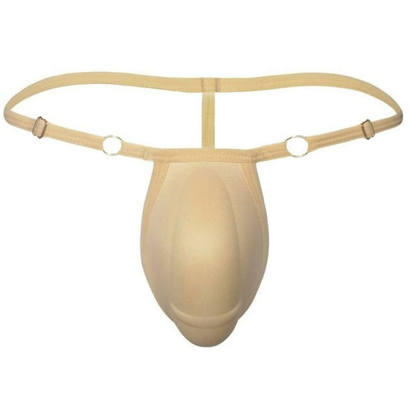 Osdhezcn 3D Shaping Panties for Men's Swimwear Padded Bulge Enhancing Underwear Thong