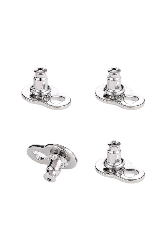 4 Pieces Comfortable Earring Stabilizers Secure Backings For Droopy Earlobes Jewelry Protections