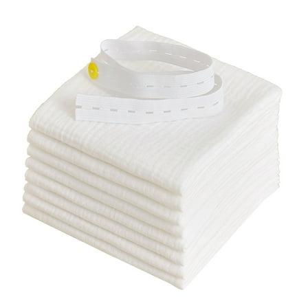 Osdhezcn 43x45cm Reusable Double Layers Ultra-thin Breathable Baby Cotton Gauze Diapers