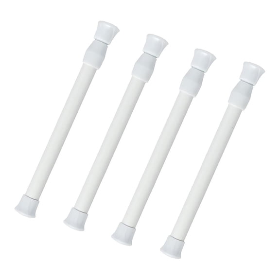 Osdhezcn 4PCS/Lot Modifiable Bathroom Curtain Rods Rustproof PVC Substance Quick Installation Household items
