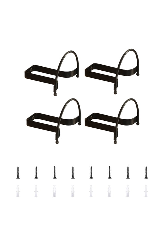 4pcs Space Saving Hat Display Racks Wall Mounted Organizers for Hats Keys Towels
