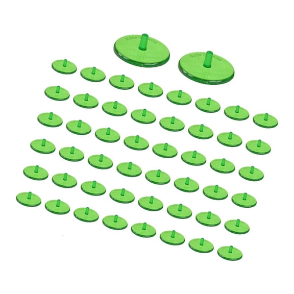 Osdhezcn 50lots Light weight Plastic Golf Position Markers With Bright Color Option