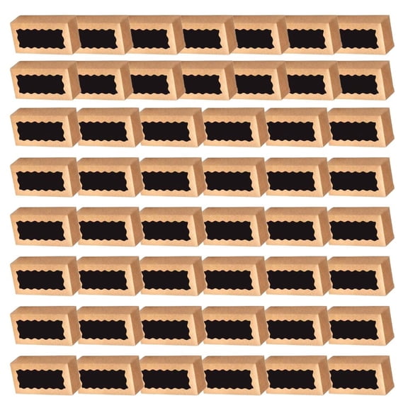 Osdhezcn 50pcs Macarons Storage Box Cardboard Cake Display Case for Baking Enthusiasts