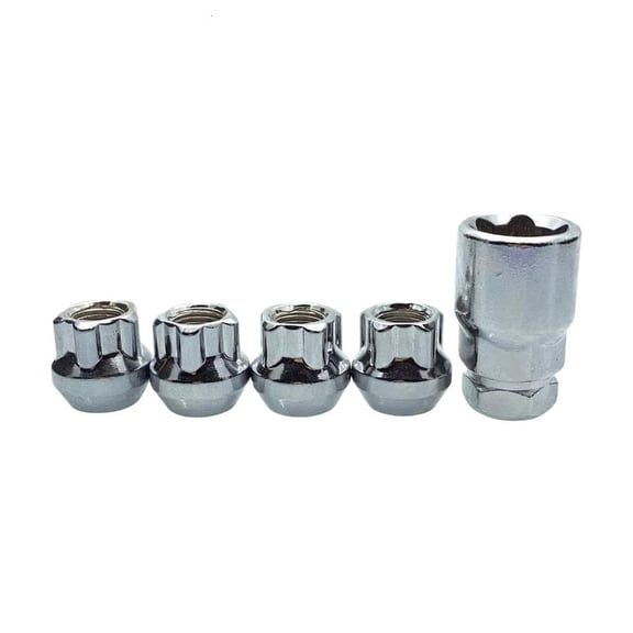 Osdhezcn 5Pcs Heavy Duty Vehicle Wheel Lock Nuts Anti Theft Lug Bolts Weather Resistant