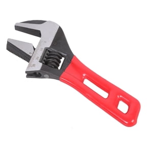 Osdhezcn 6/8inch Ratcheting Adjustable Wrench Pipe Forceps Wide Opening Spanner Antislip Grip Wrench for Maintenance Plumbing