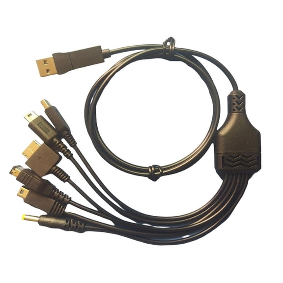 Osdhezcn 6 In 1 USB C Charging Cable Game Cord Fast Charging Wire for Game Consoles