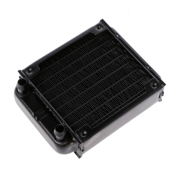Osdhezcn 80mm Aluminum Computer Radiator Water Cooling Cooler For CPU GPU VGA Heatsink 4.05x3.14x0.98in