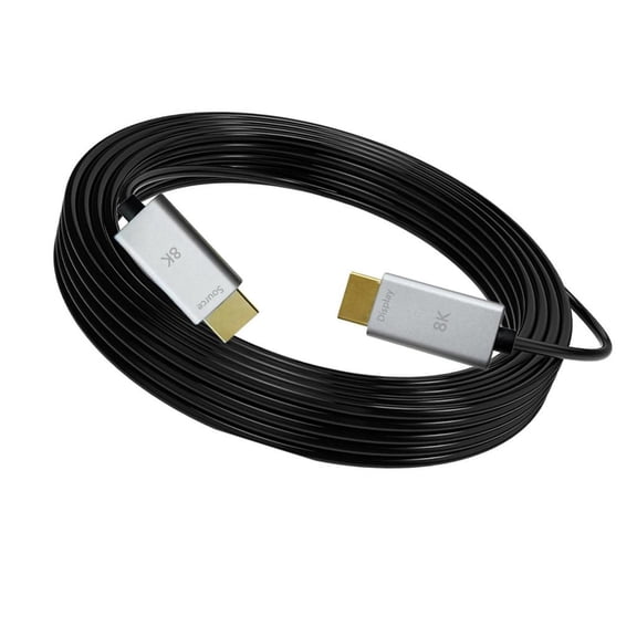 Osdhezcn 8K Fiber Optically HDTV Cable Long HDTV 2.1 Cord 48Gbps 8K@60Hz 48Gbps Speed