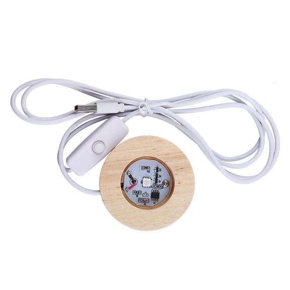 Osdhezcn Adjustable Display Base LED Light Stand Base for 3D Crystals Glass Resin Art