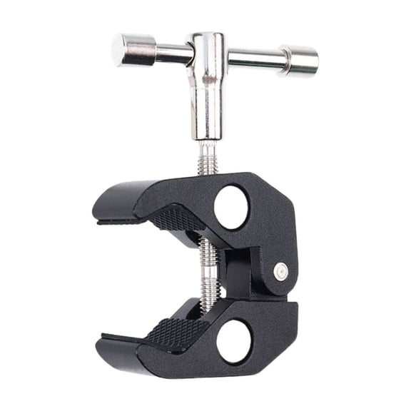 Osdhezcn Aluminum Super Clamp Mount Holder Adapter with 1/4inch 3/8inch Thread Monitor