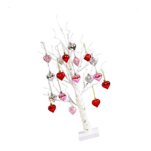 Osdhezcn Any Weather Heart Shape Tree LED Outdoor Lights Waterproof String Energy Efficient for Garden Balcony Decors
