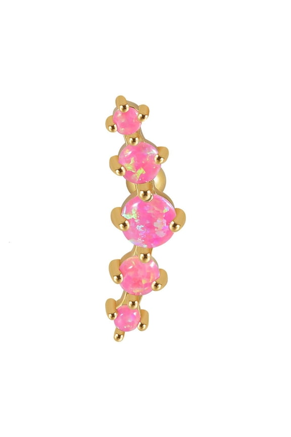 Arcs-Shaped Ear Cartilage Tragus Helix Labret Earring Piercing Stainless Steel