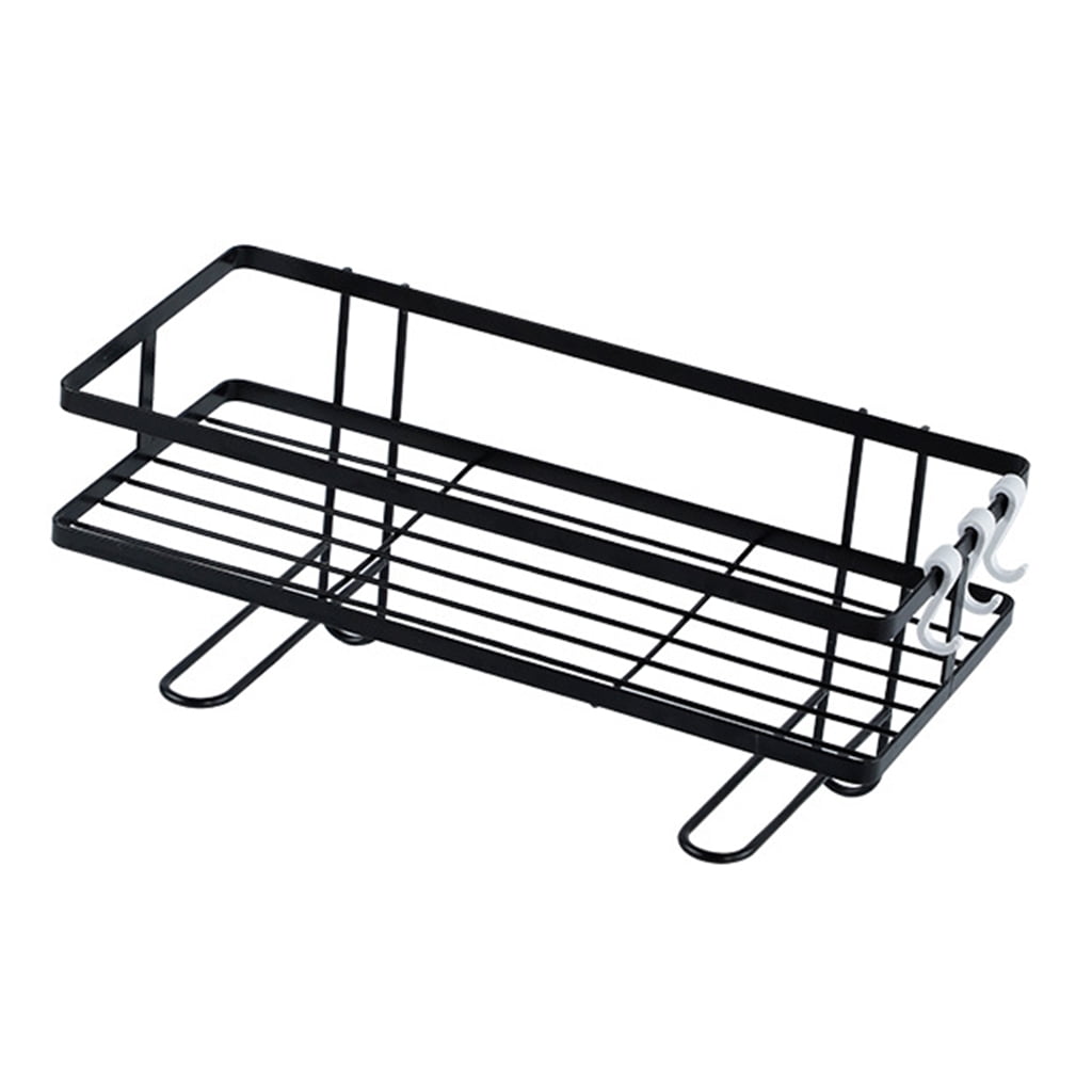 Osdhezcn Bathroom Wall Mounted Shelves with Hooks Floating Storage ...