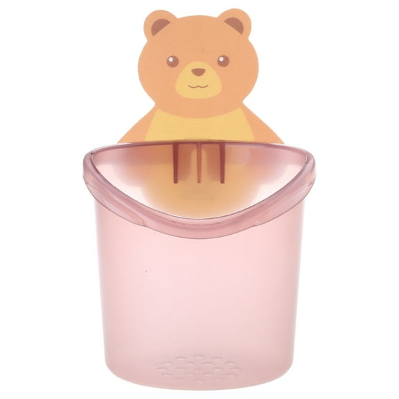 Osdhezcn Bear Bathroom Shelf Wall-mounted Cosmetics Makeup Storage Bathroom Accessories