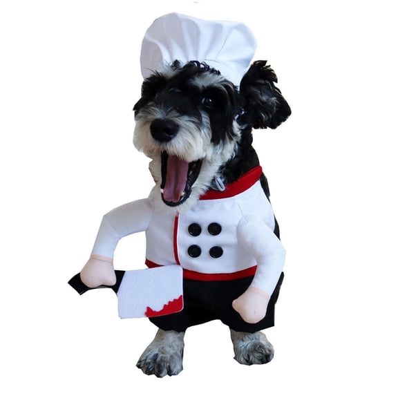 Osdhezcn Breathable Dog Chefs Costume Comical Kitchens Uniform Photo Props Party Dress