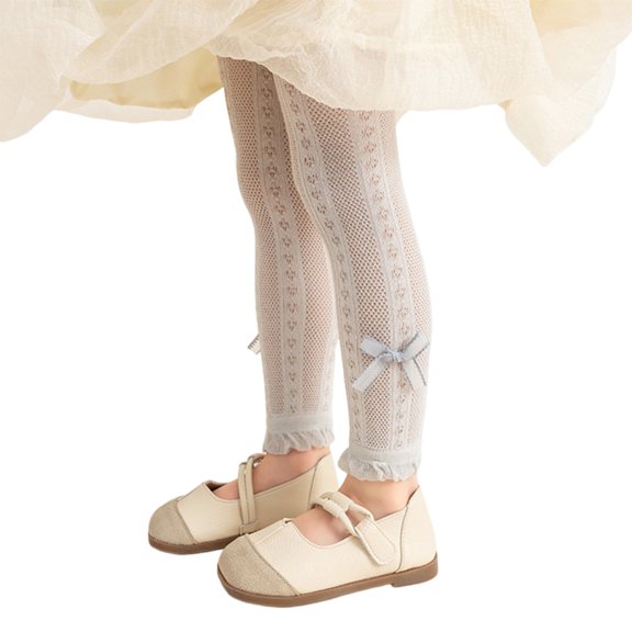 Osdhezcn Breathable and Comfortable Leggings Baby Tights Solid Girls Nine Point Pantyhose