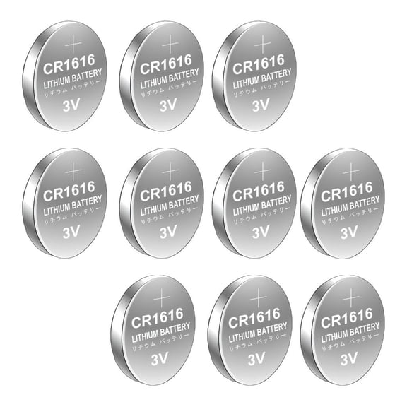 Osdhezcn CR1616 3V Button Batteries 10/5-Unit High Capacity Power Supply for Daily Use