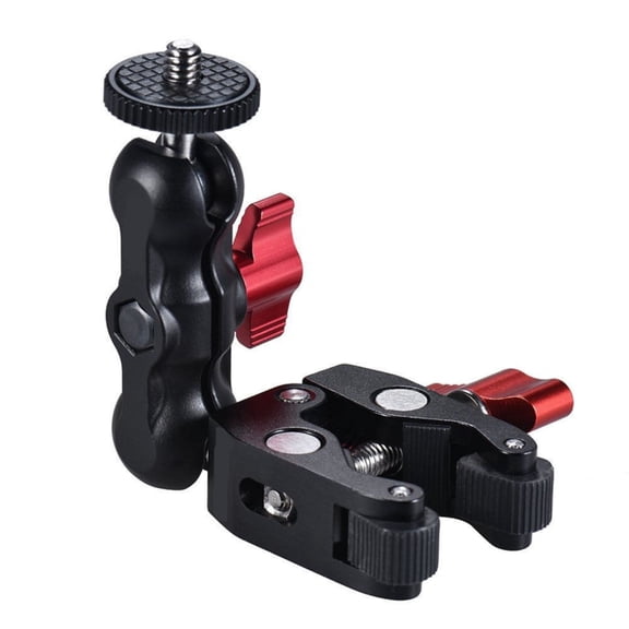 Osdhezcn Camera Motorcycle Handlebar Mount Selfie Stick Monopod with 1/4inch 3/8inch Thread for Monitor LED Video Light