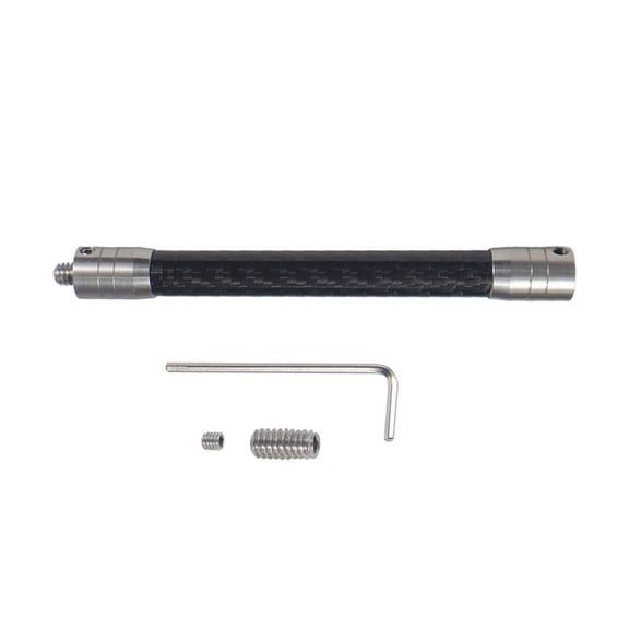 Osdhezcn Carbon Fiber Extension Rod 1/4inch Selfie Stick Extendable Rod Stainless Steel