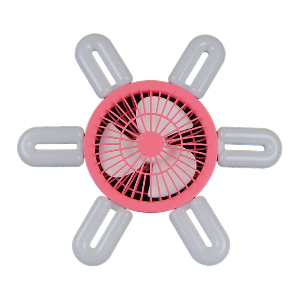 Osdhezcn Ceiling Fan LED Ceiling Garage Light Workshop Lighting Plastic Texture Fan Light