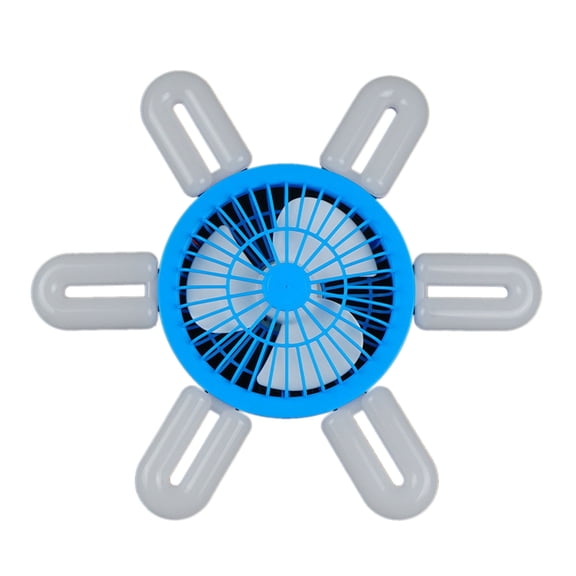 Osdhezcn Ceiling Fan LED Ceiling Garage Light Workshop Lighting Plastic Texture Fan Light