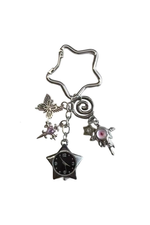Celestials Inspire Keychain Charm for Bags Watches Sturdy Alloy Materials Everyday Fashion Accessory