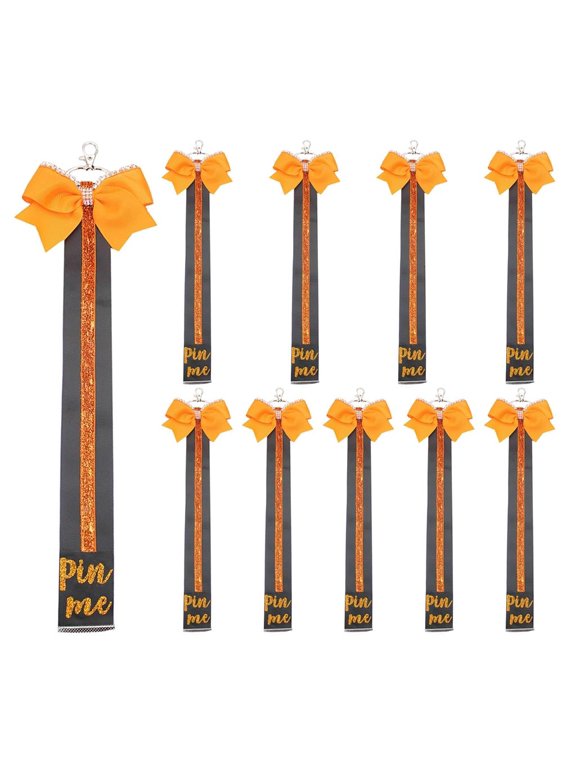 Cheer Team Ribbon Keychain for Backpack Decoration Competition Motivation Gift