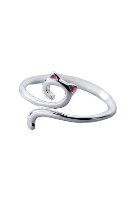 Chic Cat Inspired Finger Rings Essential Crochet Rings Accessory for Beginners