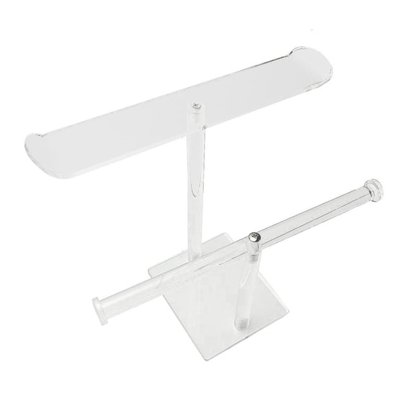 Osdhezcn Clear Hair Ties Holder Scrunchie Holder Acrylic Scrunchie Storage Organizer Hair Accessory Organizer Women Girl Teen