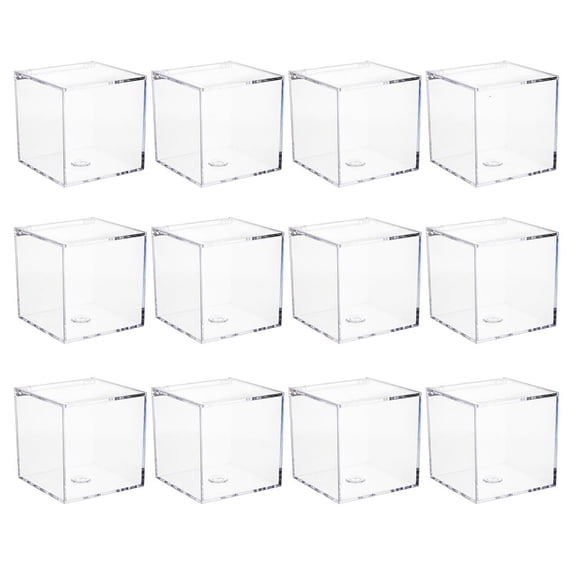 Osdhezcn Clear Plastic Storage Containers for Creative Candy and Cookie Use Dustproof Box