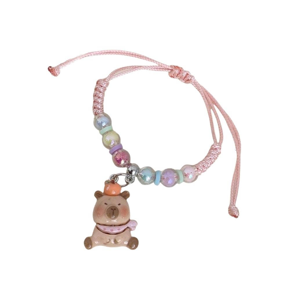 Osdhezcn Colorful Macaron String Bracelet For Kids With Cute Cartoon ...