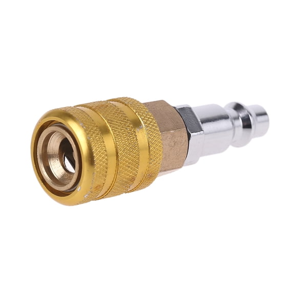 Osdhezcn Compact Lock-on Air Chuck Heavy Duty Brass Air Chuck Set for Inflator Gauge