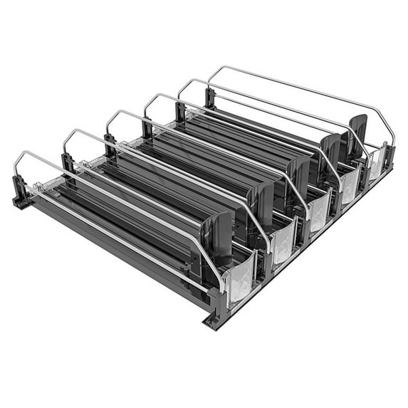 Osdhezcn Convenient Drink Storage Tray Easy Access Pusher for Vending Machine or Fridge