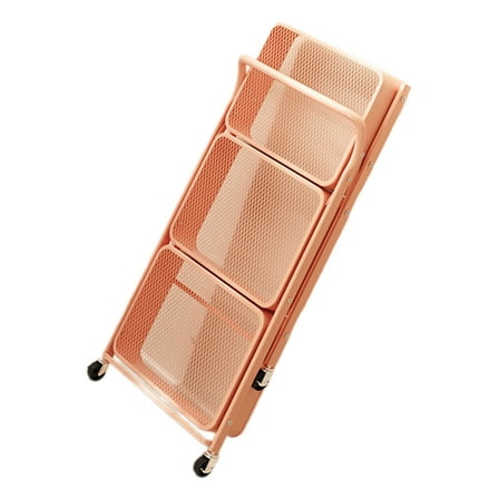 Osdhezcn Convenient Folding Trolley with Sturdy Handle Home and Travel Storage Solution