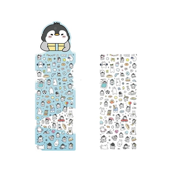 Osdhezcn Creative Animal Shaped Sticker PET Texture for Diaries Memory Book Decorating