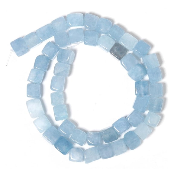 Osdhezcn Crystal Aquamarines Cube Bead Colourful Spacer Bead Jewelry Making DIY Bracelet