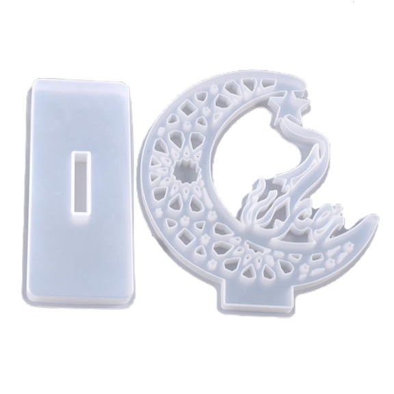 Osdhezcn Crystal Epoxy Resin Mold Display Board Base Table Ornaments Silicone Mould DIY Crafts Jewelry Decorations Making Tool