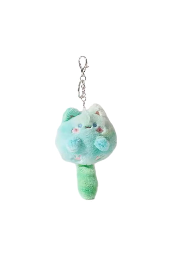 Cute Cat Keychain Bag Pendant with Squeaky Sound Stuffed Doll Keyring Accessory