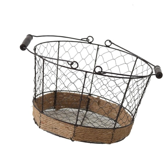 Osdhezcn Decorative Iron Fruit Basket Adds Charm to Any Kitchen or Living Space