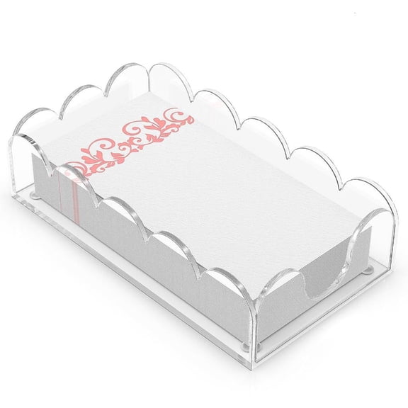 Osdhezcn Decorative U Shape Acrylic Organizers Tray for Bathroom Countertops Kitchen Tables and Event Decorations