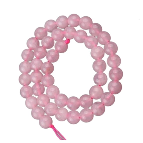 Osdhezcn Delicate Pink Stone Beads Ideal for Custom Necklace Bracelet Creative Designs