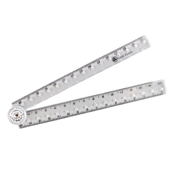Osdhezcn Dense Fold Able Clear Scale Perfect For Students Specialists Classroom Office Use