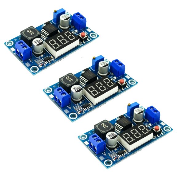 Osdhezcn Digital Voltages Meter Boost Module Adjustable Output Up To 40V High Efficiency 94% Conversion