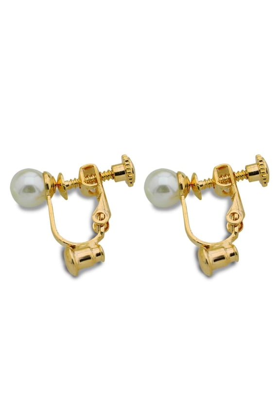 Diy Handmade Clip on Earring Converters Screw Ear Clip Converter Turn Studs Silver Needle into a Clip-on Earrings