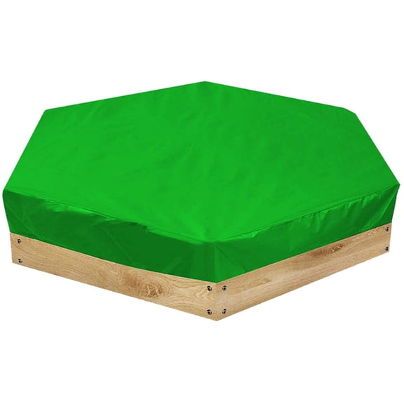Osdhezcn Drawstring Sandbox Cover Backyard Hexagonal Sandbox Cover Kids Sandpit Shield