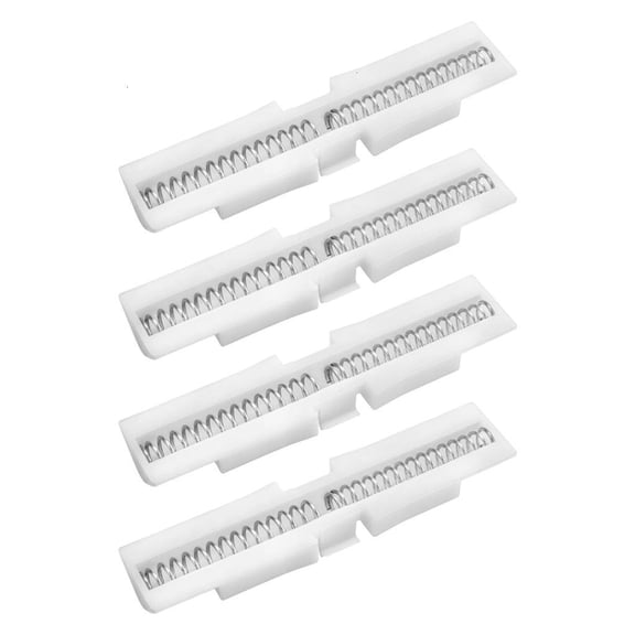 Osdhezcn Durability Iron Double Folding Sliding Door Guide Tracks for Quiet Smooth Operation and Easy Installation in Various Rooms
